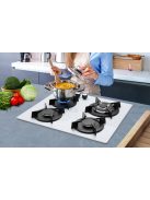 IsEasy MGBG-604B üveg gázfőzőlap fehér