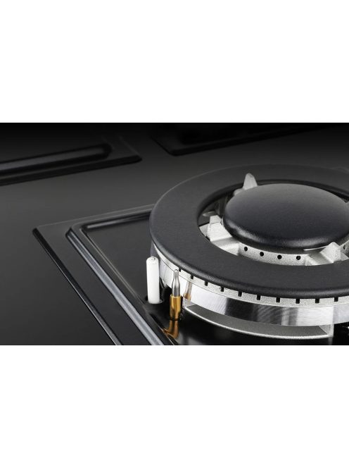 IsEasy MGBG-775S2 Ötzónás üveg gázfőzőlapos tűzhely