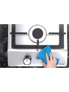 IsEasy kétzónás gáztűzhely MGBS-312A rozsdamentes acél