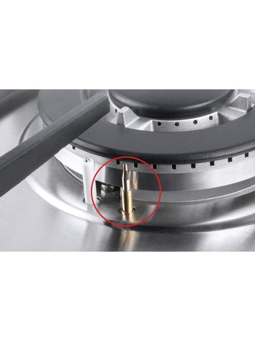 IsEasy MGBS-765 rozsdamentes acél gázfőzőlap