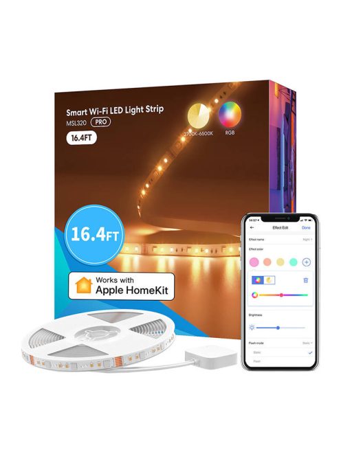 RGBWW Wi-Fi intelligens LED szalag 5 méter Meross MSL320