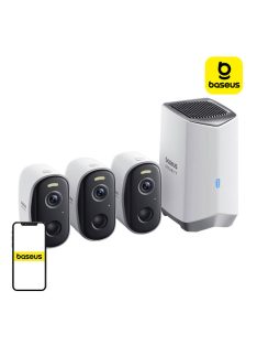 N1 Baseus 2K kültéri kamera 3 darabos készlet