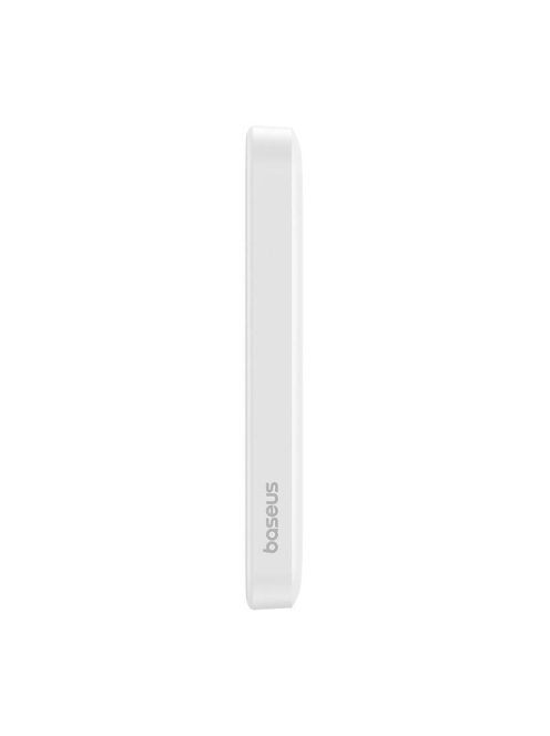 Baseus Mágneses Mini Powerbank, 5000mAh, USB-C, 20W (fehér)