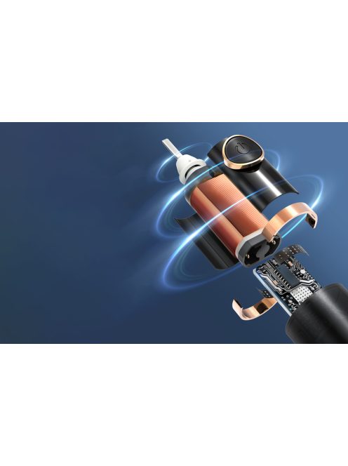 FairyWill P11 Szónikus fogkefe fejkészlettel és tokkal fekete