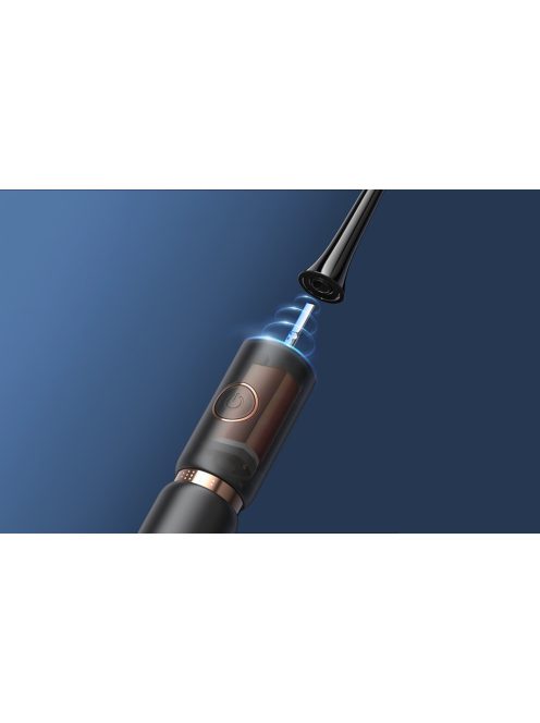 FairyWill P11 Szónikus fogkefe fejkészlettel és tokkal fekete