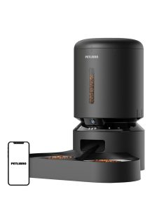   Petlibro Granary kamera kama adagoló dupla tállal, 5L fekete