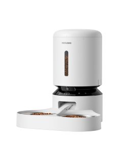   Petlibro Granary kamerás etetőanyag-adagoló dupla tállal, 5L fehér