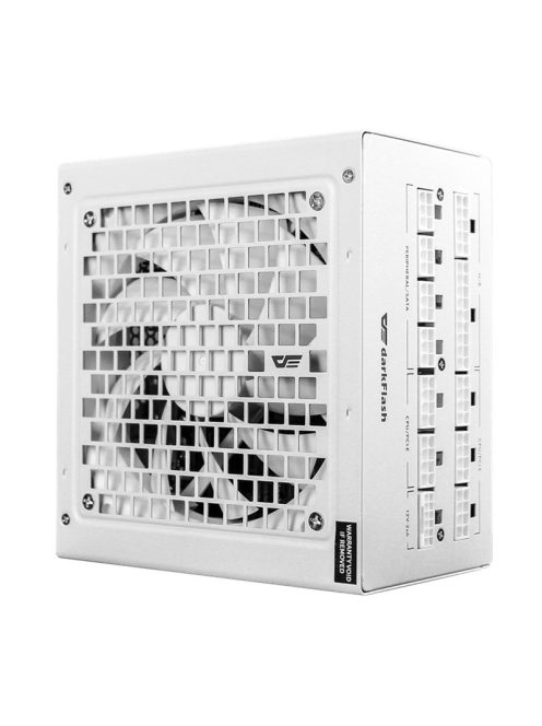 Darkflash PMT 80 Plus Gold 850W-os számítógépes tápegység fehér