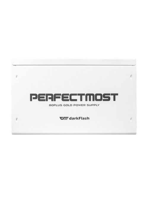 Darkflash PMT 80 Plus Gold 850W-os számítógépes tápegység fehér