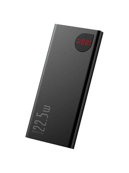 Baseus Adaman fém Powerbank, 10000mAh, 2xUSB, USB-C, Lightning, MicroUSB 22.5W