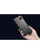 Baseus Adaman fém Powerbank, 10000mAh, 2xUSB, USB-C, Lightning, MicroUSB 22.5W