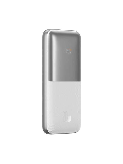 Baseus Bipow Pro Powerbank, 10000mAh, 2xUSB, USB-C, 20W (fehér)