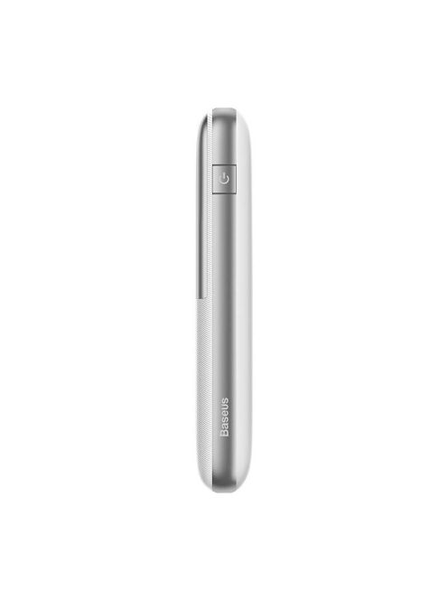 Baseus Bipow Pro Powerbank, 10000mAh, 2xUSB, USB-C, 20W (fehér)