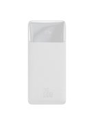 Baseus Bipow Powerbank, 20000mAh, 20W (fehér)