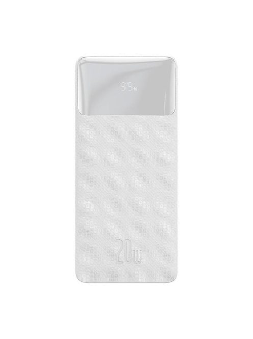 Baseus Bipow Powerbank, 20000mAh, 20W (fehér)