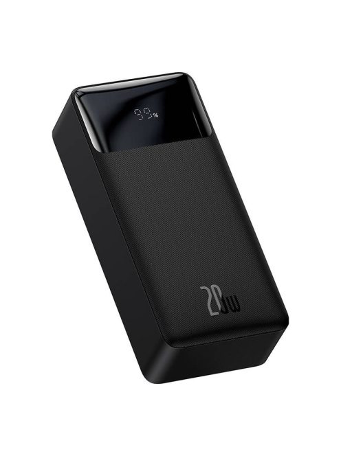 Baseus Bipow Powerbank, 30000mAh, 20W (fekete)