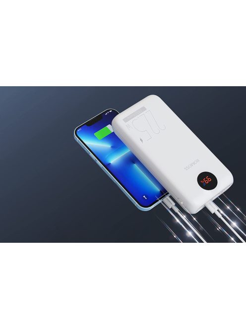 Romoss PSW30PF Powerbank,30000mAh, 22.5W (fehér)