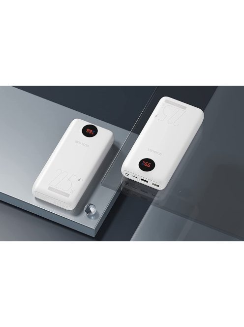 Romoss PSW30PF Powerbank,30000mAh, 22.5W (fehér)