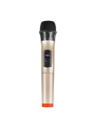 Vezeték nélküli dinamikus mikrofon UHF PULUZ PU628J 3.5mm arany