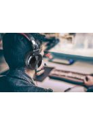 Oneodio Pro M vezetékes fejhallgató fekete-piros