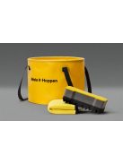 HOTO QWOGJ002 autómosó tartozék készlet (PVC összecsukható vödör, autómosó szivacs és törölköző)