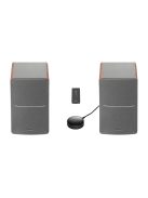 Edifier R1280T 2.0 hangszórók WiiM Minivel barna