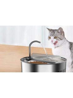   Rojeco 3.2 literes 2 az 1-ben rozsdamentes acél szökőkút és etető