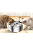 Rojeco 3.2 literes 2 az 1-ben rozsdamentes acél szökőkút és etető