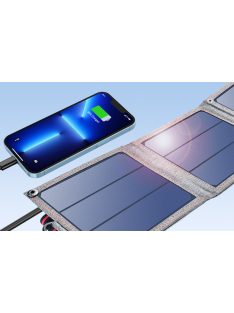 Choetech SC004 összecsukható napelemes töltő 14W, 1xUSB 