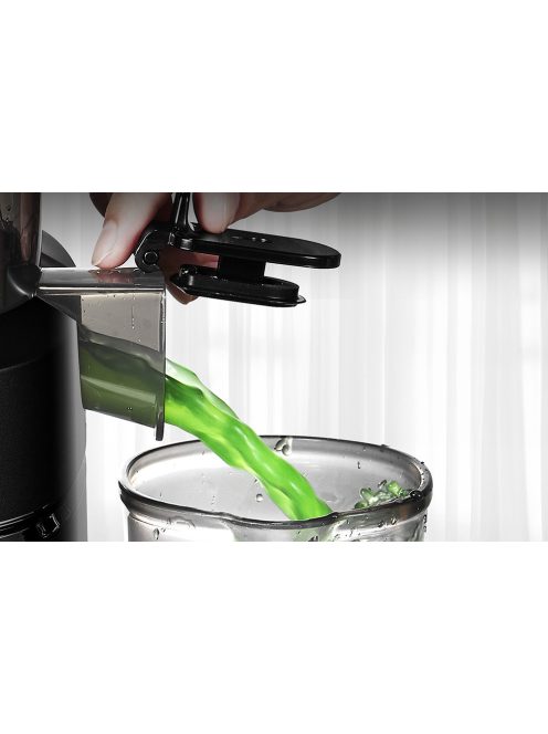 AMZCHEF SJ-036-SV lassú sebességű gyümölcsprés ezüst