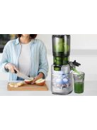 AMZCHEF SJ-036-SV lassú sebességű gyümölcsprés ezüst