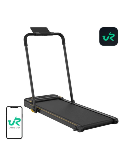 UREVO Strol 2E Smart 2 az 1-ben elektromos futópad fekete