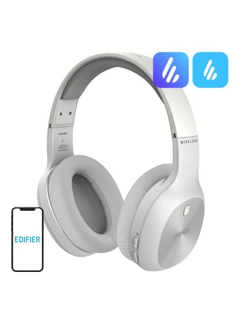 Edifier W800BT Plus vezeték nélküli fejhallgató, aptX (fehér)