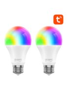 Gosund WiFi WB4-2 RGB LED Okosizzó E27, 2 db, Tuya