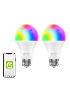 Gosund WiFi WB4-2 RGB LED Okosizzó E27, 2 db, Tuya