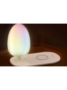 LDNIO éjjeli lámpa+vezeték nélküli töltő