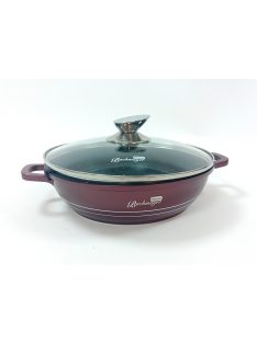Lábas alacsony üveg fedővel 24cm