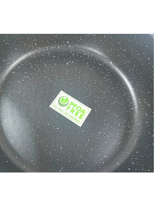 Lábas alacsony üveg fedővel 24cm