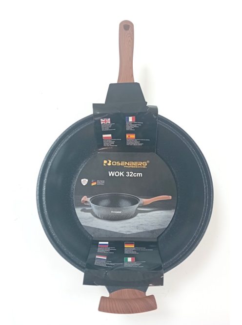 Wok márvány bevonat 32cm