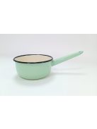 Zománcozott nyeles lábas menta 1,5L