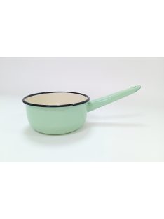 Zománcozott nyeles lábas menta 1,5L