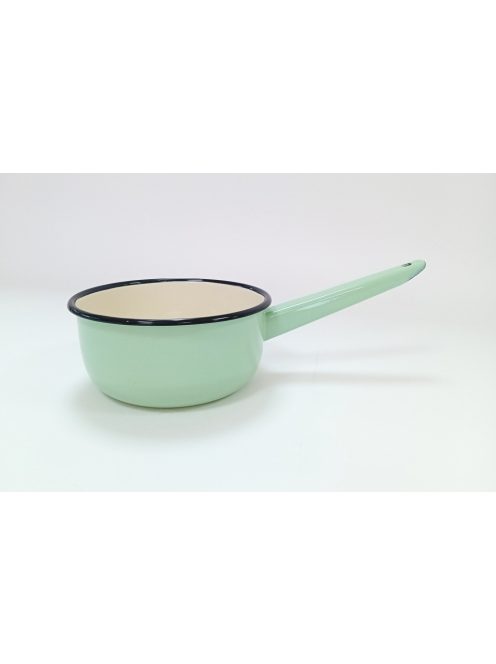 Zománcozott nyeles lábas menta 1,5L