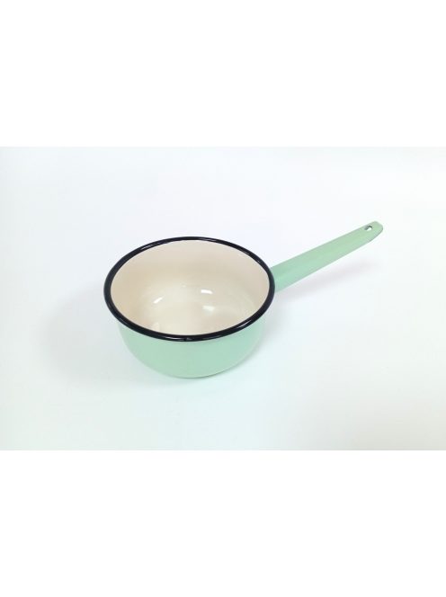 Zománcozott nyeles lábas menta 1,5L