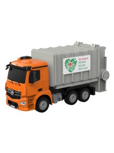   Távirányítós RC kukásautó 1:26 Double Eagle ( narancssárga) Mercedes-Benz Antos E676-003