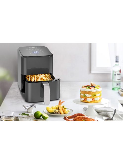 Leacco Air fryer 3,5 literes sütőkosárral