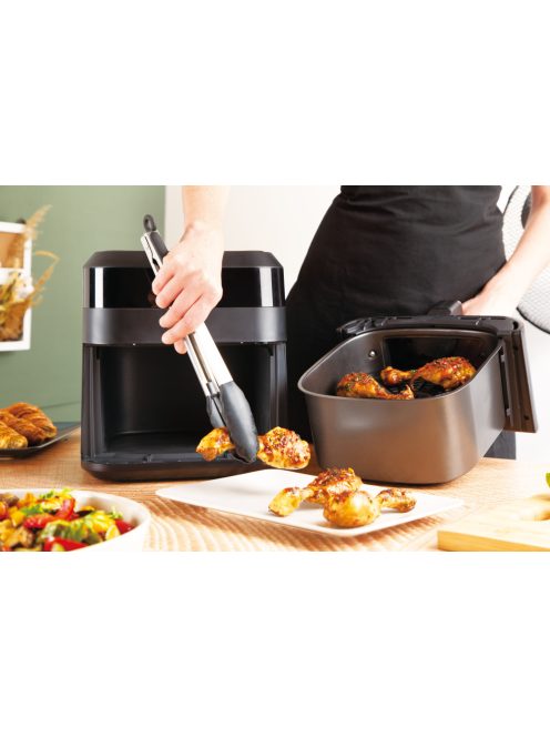 Berlinger Haus Air Fryer 6.3l, átlátszó ablakkal Black Rose