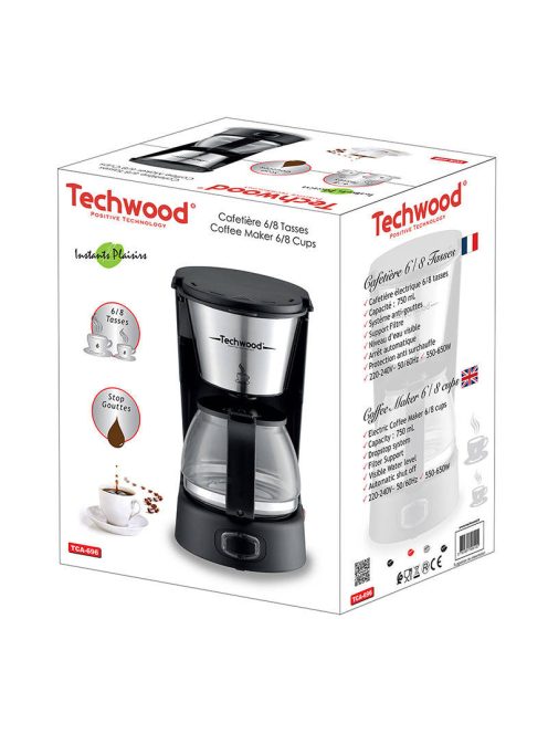 Techwood elektromos filteres kávé-tea főző