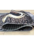 Konyhai szőnyeg csúszásgátlós, mosható 60x180cm kávés minta