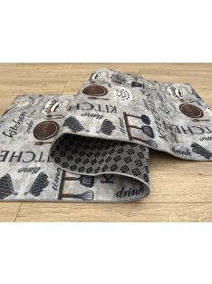   Konyhai szőnyeg csúszásgátlós, mosható 60x180cm kitchen minta