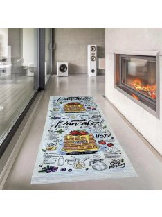   Konyhai szőnyeg csúszásgátlós, mosható 60x180cm pancakes minta